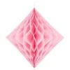 Party Deco Korėtas rombas 30cm 1 vnt rožinis
