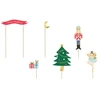 Party Deco Dekoratyviniai „Spragtuko“ torto papuošimai, mišrūs, 8,5–19 cm, vieno dydžio
