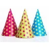 PartyDeco Šventinės kepurėlės "Taškiukai" 6vnt