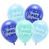 Party Deco Balionų rinkinys "Happy Birthday" 26cm 5 vnt