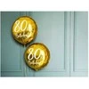 Party Deco Balionas folinis apvalus 80-as gimtadienis