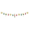PartyDeco Girlanda papierowa Dziadek do orzechów, mix, 2m one size