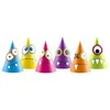 Party Deco Gimtadienio kepuraitės "Pasigamink monstrą pats" 16cm 6 vnt