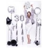 Party Deco Kutų girlianda PartyDeco 2m sidabro spalvos