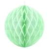 Party Deco Korėtas apvalus papuošimas 30cm 1 vnt žalsvas