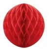 Party Deco Korėtas apvalus papuošimas 20cm 1 vnt raudonas