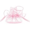 PartyDeco Organzos maišelis, 25cm 10 vnt, Spalva: Rožinis