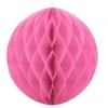 Party Deco Korėtas apvalus papuošimas 40cm 1 vnt tamsiai oranžinis