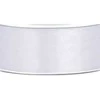 Party Deco Paperseal Satininė juostelė, 25mm/25m, balta