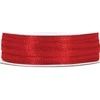 Party Deco Juostelė satino 3mm/50m raudona