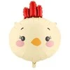 Party Deco PartyDeco Balon fol.Kurczak 51x59cm mix FB376 74897