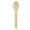 Party Deco Mediniai įrankiai šaukštai 16cm 100 vnt