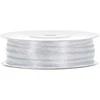 Party Deco Juostelė satino 3mm/50m sidabrinė