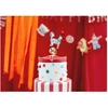 Party Deco PartyDeco gimtadienio žvakė Nr. 9, rombo formos, 55 cm, mišinio spalva 67400