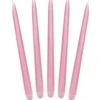 Party Deco Ilgos didelės žvakės 24cm 10vnt rožinės
