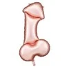 Party Deco Folinis balionas "Penis" rausvas 112*55,5cm