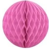 Party Deco Korėtas apvalus papuošimas 10cm 1 vnt tamsiai rožinis