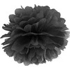 Party Deco Pomponas juodas 25 cm
