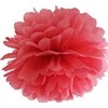 Party Deco Pomponas raudonas 25 cm