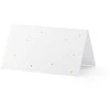 Party Deco Stalo kortelės su taškeliais, aukso spalvos, 9,5 x 5,5 cm, 10 vnt. universalios