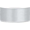Party Deco Juostelė satino 25mm/25m pilka