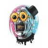 Partychimp Klouno akinių tatuiruotė Art