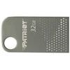 Patriot FLASHDRIVE Tab300 32GB USB 3.2 120MB/s, mini, aliuminio, sidabrinis