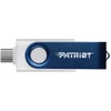 USB atmintinė Patriot Memory Xporter X550 128 GB USB A tipo / USB C tipo 3.2 Gen 1 (3.1 Gen 1) mėlyna, balta