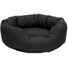 Dexas Paw Love - Dog bed - Oval (Medium 85x70cm) - Juodas