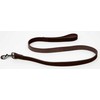 Nobleza Paw Love - Pavadėlis šunims suede (Large 120x2.5cm) - Dark ruda