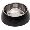 Bestron Paw Love Melamine bowl with steel bowl 350ml Juodas