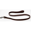 Nobleza Paw Love - Pavadėlis šunims suede (Large 120x2.5cm) - Dark ruda