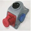 PCE Fiksuotas lizdas su jungikliu Combo- Pol 16A 400V 3P + Z + N 230V IPv44 96061541 W
