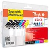 Peach Peach Canon PG-5XL/CLI-8 MultiPack Plus kasetės 2x juoda, ciān, magenta, geltona (perdirbtos)