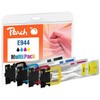 Peach Peach PI200-786 rašalo kasetė, 4 vnt. Pakaitinė juoda, žydra, rausvai raudona, geltona