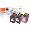 Tusz Peach Kasetė HP Nr.301 MultiPack Plus no ink level chip remanufactured (PI300-563)