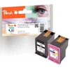 Peach PI300-948, juoda, magenta, geltona, žydra, 3 ml, 3 ml, 2 vnt., rinkinys