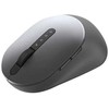 DELL Pro Plus Pelė - MS5320W, dešinei rankai, Optinė, RF belaidė + Bluetooth, 1600 DPI, Pilkas, Titanium