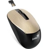Pelės Genius Pelės NX- 7015, 1600DPI, 2.4 [GHz], optinis, 3rd, belaidis USB, aukso, AA