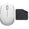 Pelė Logitech M171 balta (910-006867) + Studio serija - GRAFITO (956-000049)