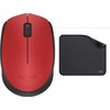 Pelė Logitech M171 raudona (910-004641) + Studio serija - GRAFITO (956-000049)