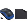 Pelė Logitech M185 mėlyna (910-002239) + Studio serija - GRAFITO (956-000049)