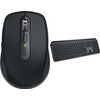 Pelė Logitech MX Anywhere 3S grafito spalvos (910-006929) + belaidės MX Keys S grafito spalvos, JAV (920-011587)