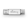 MediaRange MR941-1 pamięć USB 1 TB USB Type-A / USB Type-C 3.2 Gen 1 (3.1 Gen 1) Sidabrinė