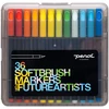 Penol Softbrush & Future Artists Markers - with 36 assorted colors