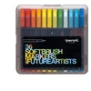 Penol Softbrush & Future Artists Markers - with 36 assorted colors
