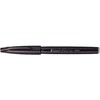 „Pentel“ teptuko formos ženklas, plonas, 1 spalva, juodas, teptuko galiukas, 0,5 mm, 2 mm