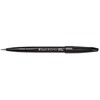 „Pentel“ teptuko formos ženklas, plonas, 1 spalva, juodas, teptuko galiukas, 0,5 mm, 2 mm