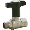 Pettinaroli rutulinis ventilis su T formos įvore/nipeliu 52/1 TEU 3/4"