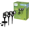 Philips Reuel antžeminiai šviestuvai 2700K 929004659301 ES, žema įtampa, juoda